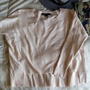 French Connection Pink Cropped Sweater